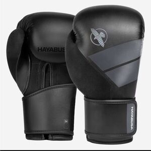Hayabusa S4 Boxing Gloves black medium 14oz men’s women’s EUC kickboxing
